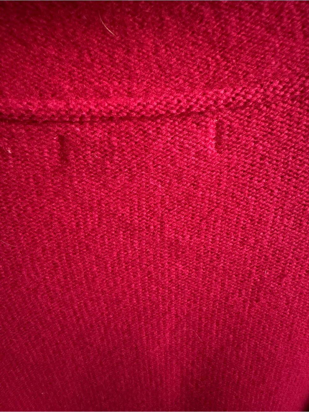 JM Collection 100% Wool Red Sweater Jacket Button Cardigan M - Picture 7 of 8